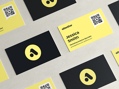 Business Cards branding business cards design in house marketing qr code sms