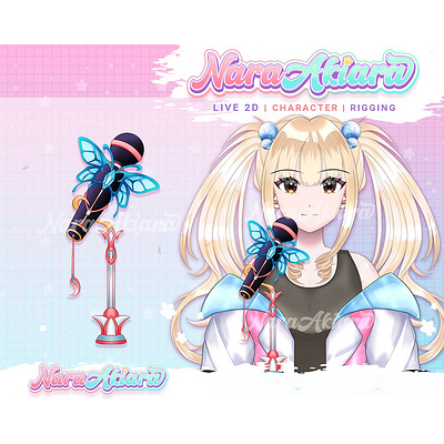 Harmonize Your Vtuber Model with Blue Butterfly Microphone Asset animeart customavatar customcharacter live2dmodel onlinecreators streamers virtualavatar virtualpersona vtuberavatar vtubermodel