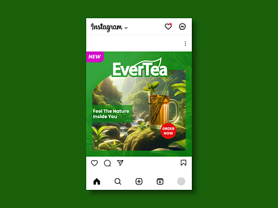 IG Feeds - EverTea design feeds graphic design instagram tea