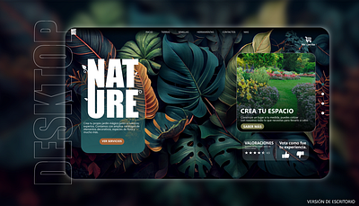 NATURE | Web Design chile diseño gráfico diseñoweb ui ux web webdesign