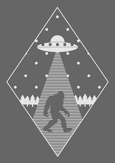 Sasquatch Shirt Design (unoriginal design) design graphic design inkscape shirt shirt design vector