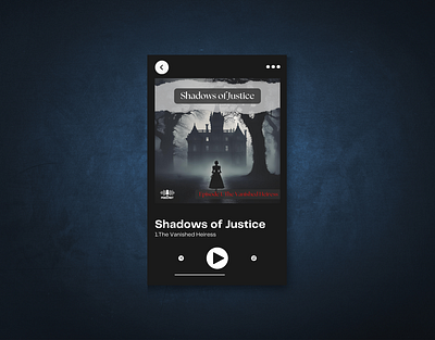 Shadows of Justice Podcast Cover Designs graphic design podcast cover typography