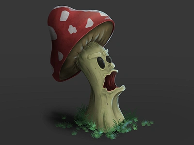 "FunGuy" Shroom Character animation art direction bio cartoon character design character sheet color palette concept art design digital art digital painting fantasy fungi graphic design illustration illustrator mushroom plant shrooms sketch