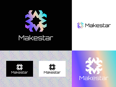 technology logo design with letter m 3d animation apps icon brand identity branding corporate design flat graphic design letter logo logo logo mark logodesign logos minimal motion graphics nft simple tech trendy