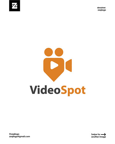 Video Spot Logo branding design graphic design icon logo logos logotype modern simple simple logo templates vector video video logos video spot