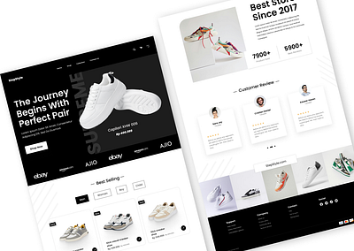 Shoe E-commerce Website UI Design design shoes ui ui design ux