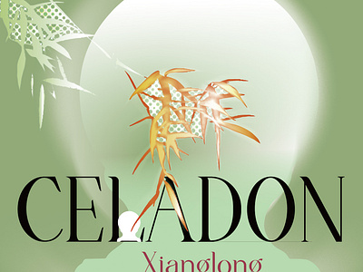 Celadon poster branding color design graphic inspiration poster shape visual