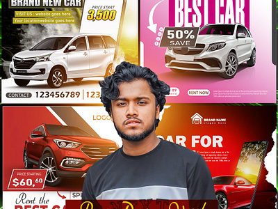 Car Rent Social Media Poster Design ads design attractive post design bg vect byzed ahmed car rent car sell car social media poster digital poster design graphic design luxury car selll modern poster desiign poster design social media ads design social media post