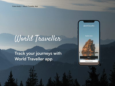 World Traveller App Design app app design design travel traveling