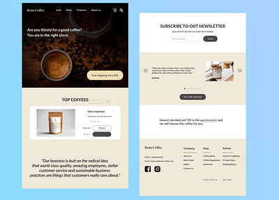 Coffee roastery web design coffee coffee roastery webdesign