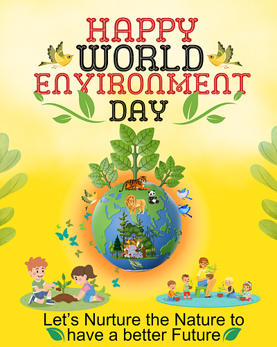 Environment Poster environment graphic design po