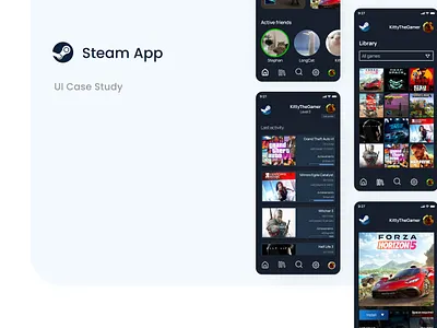 Game store app design app design game store games ui ui design