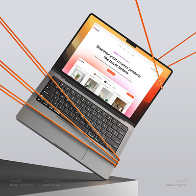 mystuff - Website branding design product design ui website