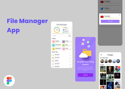 file manager graphic design logo motion graphics ui
