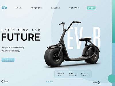 Let's ride the future app design branding figma graphic design ui user experience user interface ux web design website design