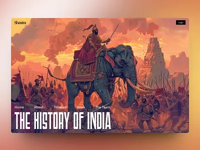 Website UI Animations : Chronicles of India animation graphic design illustration interface mobile motion graphics ui userexperience webdesign website