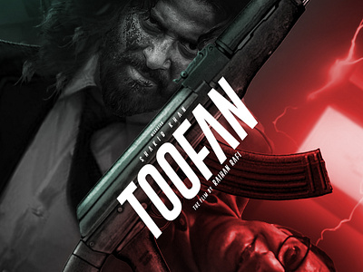 Tofaan Poster Design action movie poster artwork movie poster photoshop poster tofaan