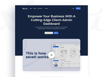 Website Landing Page clean landing page modern modern ui ui design