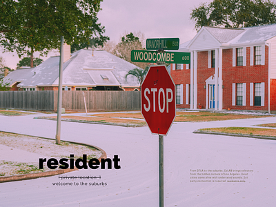 resident | CoLAB branding creative design graphic design music