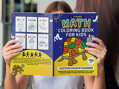 Math color by number for kids