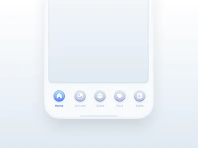 mobile navigation app branding clean design illustration ios logo minimal mobile nav navigation soft ui ux