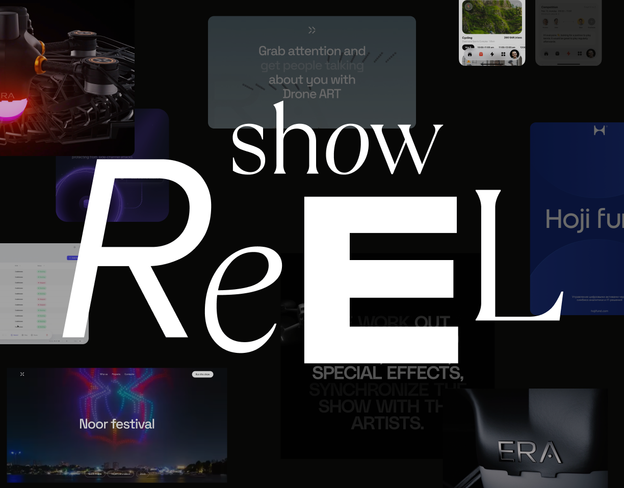 Showreel .2024 design figma interactions interface logo portfolio showreel ui user ux web work