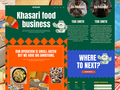 Khasari - About Page card description estimate foter ingredients khasari business khasari website product product card recipe shipping shop all ui ux