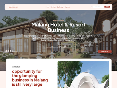 Glamping Website Design & Management branding design graphic design landingpage redesign ui ux website design