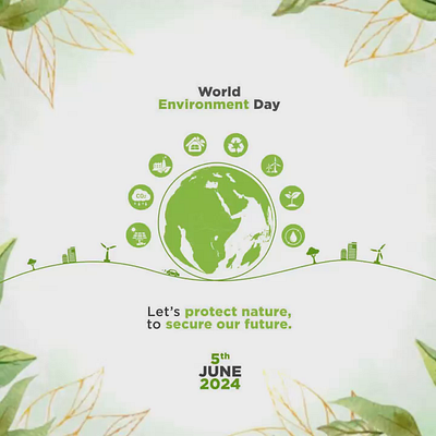 World Environment Day animation branding logo motion graphics social media video