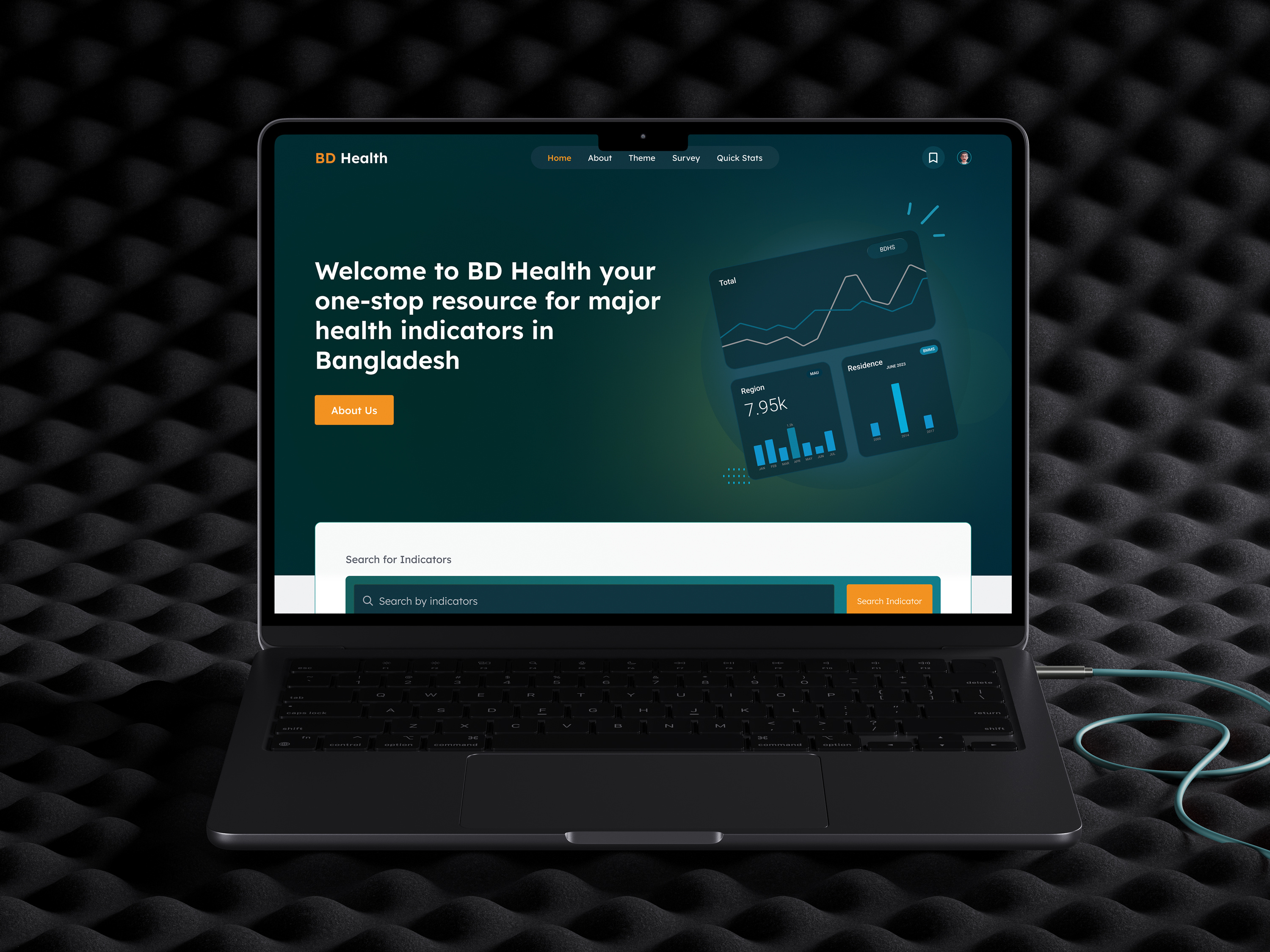 Survey - Website UI/UX Design animation bangladeshi health survey bd health health research health survey landing page landing page uiux latest design modern ui design motion graphics redesign research data revamp website survey data survey website trend design trendy ui design uiux design website ui wireframe