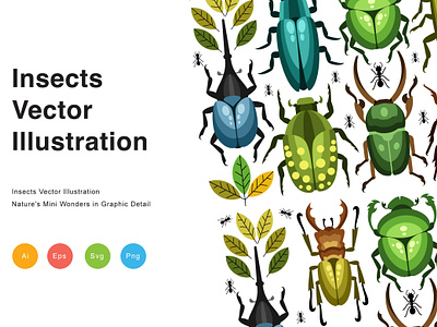 Insects Vector Illustration wonders