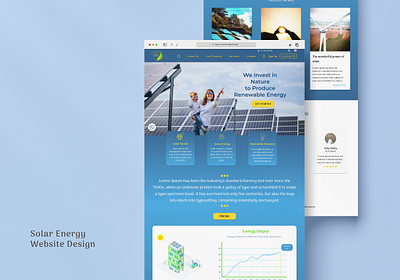 SolarSmart about us branding logo solar enegy ui website works