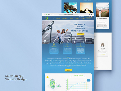 SolarSmart about us branding logo solar enegy ui website works