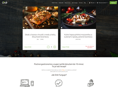 Ordr - Food Delivery Website cart delivery ecommerce food delivery ordr website