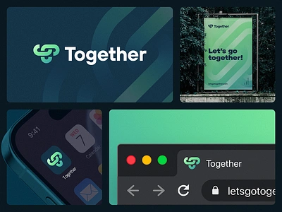 Together Branding Concept ai app blockchain branding cloud fintech gradient icon identity learning letter t lettering link llm logo machine neuronet pattern saas tech