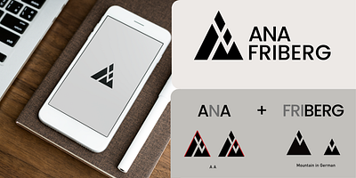 Friberg Logo adobe branding desgin graphic design illustration logo mountain vector