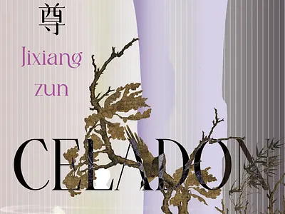 Celadon poster branding color design graphic inspiration shape visual