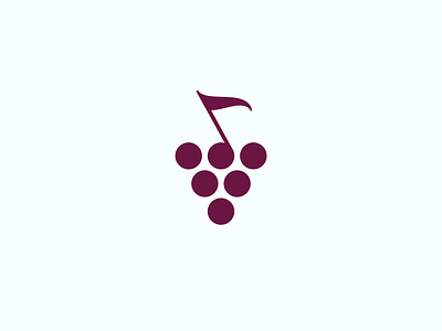 Wine notes beauty branding geometry grape graphic design hedonism icon illustration joy logo mark minimalist modern music product simple taste ui vino wine