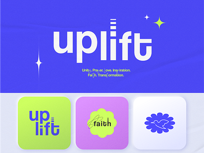 Uplift Branding branding christian design graphic design identity logo logotype modern movement vector youth