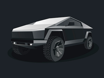 Vehicle illustration adobeillustrator car design graphic design illustration tesla teslacar teslaillustration vector vectorillustration