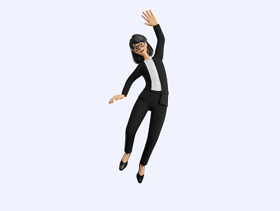 3D Secretary illustrations 3d 3d cartoon 3d character 3d character illustration business cartoon character finance girl illustration secretary ui woman