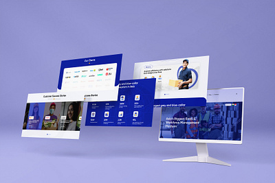 Workforce Management Platform branding graphic design ui