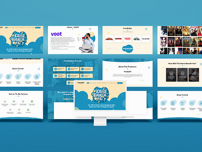 Web series website creative design design illustration ui ux web