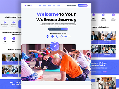 Health and Wellness Coaching & Consultant Landing Page branding coach design health healthandwellness healthylifestyle healthyliving holistichealth landingpage personalizedhealth sustainablewellness transformyourlife ui ux webdesign website wellbeing wellnesscoach wellnessconsultant wellnessjourney