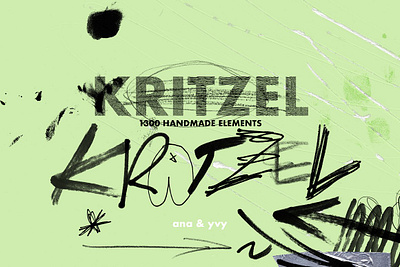Kritzel Kratzel marker & scribbles 2000s 2020s acid scan brush brush strokes crayon destroyed fingerprints font graffiti pen pencil scratches scribbles