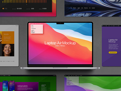 Laptop Air Mockup Presentation 13 apple apple m2 display laptop laptop air mockup presentation laptop apple laptop mockup mac os macbook macbook air macbook mockup macbook pro screen ui ux web