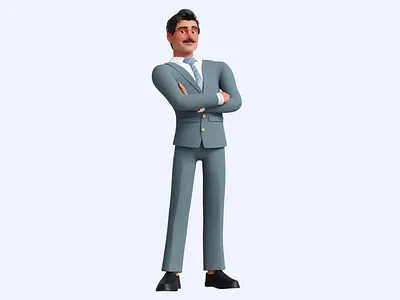 3D Business Man illustrations 3d 3d cartoon 3d character 3d character illustration business business man character figma finance illustration law lawyer lobby man money office suit suitcase ui
