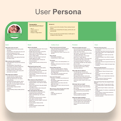 User persona - Emma (Emma is our frictional user)