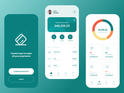 Wallet app by Dabere