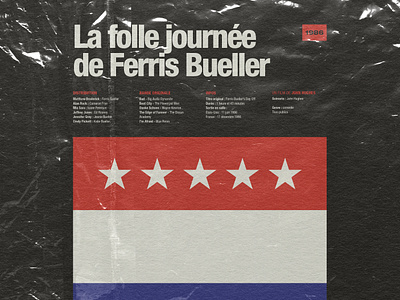 Famous pattern #02 affiche cinema design ferris bueller france graphic graphic design icon illustration lille minimalism movies patterns popculture poster